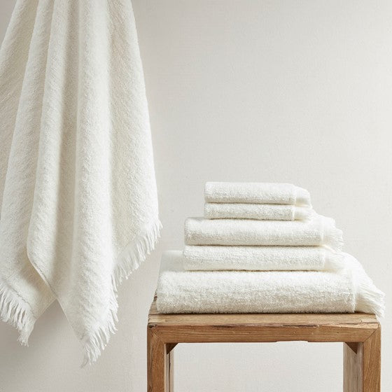 Nova Cotton Dobby Slub 6 Piece Towel Set