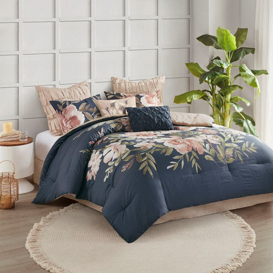 Camillia 8 Piece Cotton Comforter Set