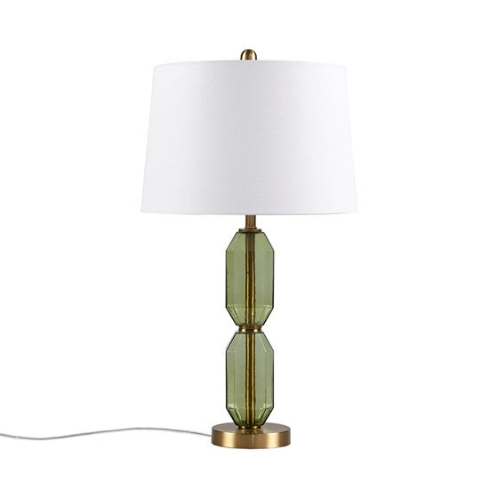 Zirconia Faceted Glass Table Lamp