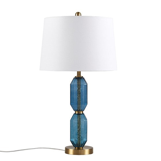 Zirconia Faceted Glass Table Lamp