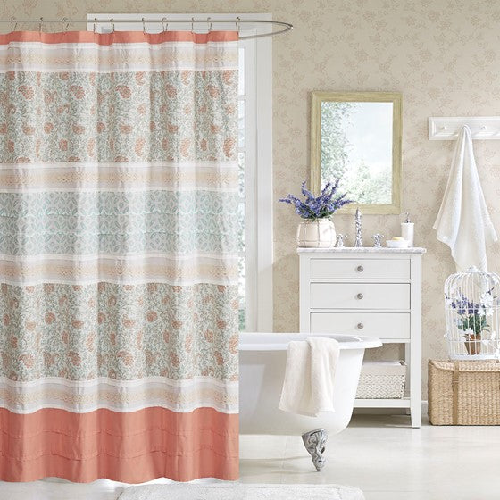 Dawn Cotton Shower Curtain