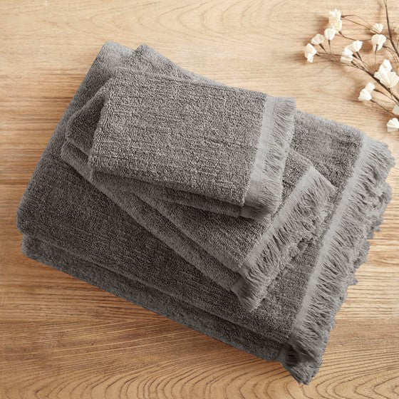 Nova Cotton Dobby Slub 6 Piece Towel Set