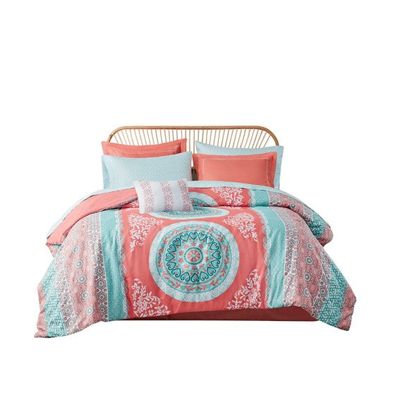 Loretta Boho Comforter Set with Bed Sheets