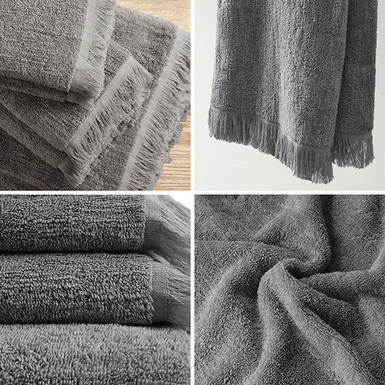 Nova Cotton Dobby Slub 6 Piece Towel Set