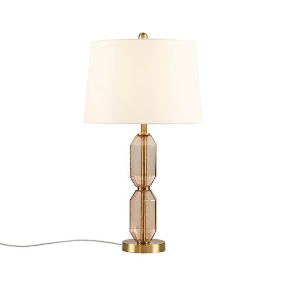 Zirconia Faceted Glass Table Lamp