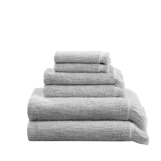 Nova Cotton Dobby Slub 6 Piece Towel Set