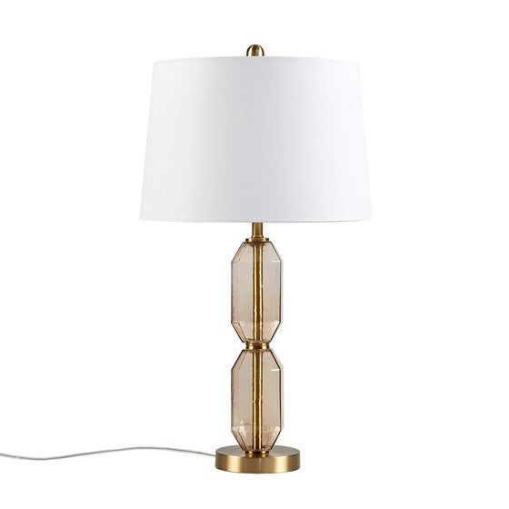 Zirconia Faceted Glass Table Lamp