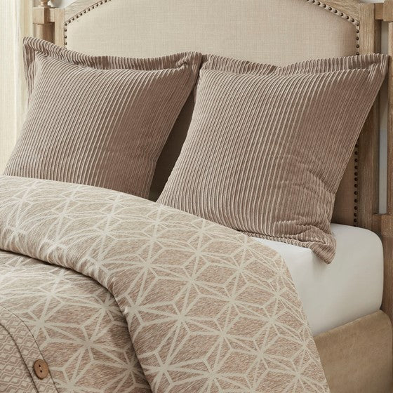 Grace Geometric Oversized Jacquard Comforter Set