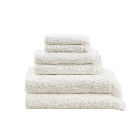 Nova Cotton Dobby Slub 6 Piece Towel Set