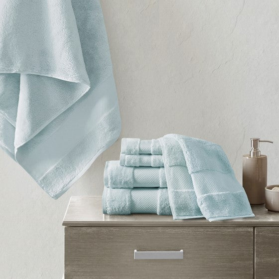 Turkish Cotton 6 Piece Bath Towel Set