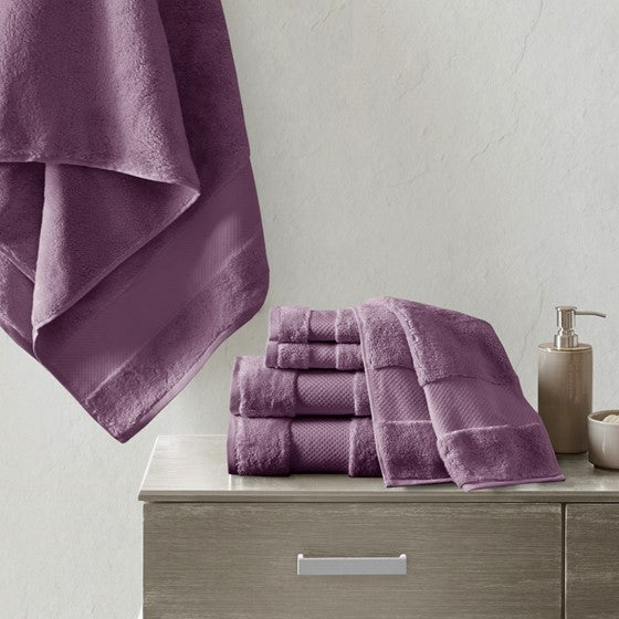 Turkish Cotton 6 Piece Bath Towel Set