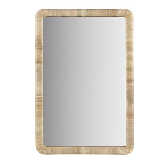 Nova Natural Rattan Rectangle Wall Mirror