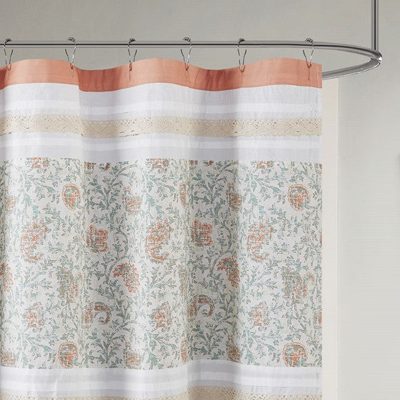 Dawn Cotton Shower Curtain