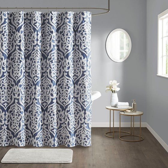 Odette Jacquard Shower Curtain