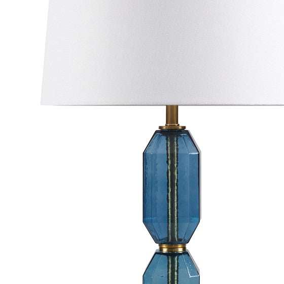 Zirconia Faceted Glass Table Lamp