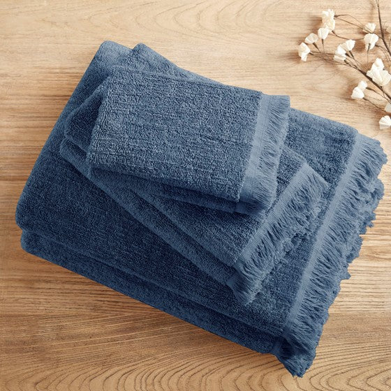 Nova Cotton Dobby Slub 6 Piece Towel Set