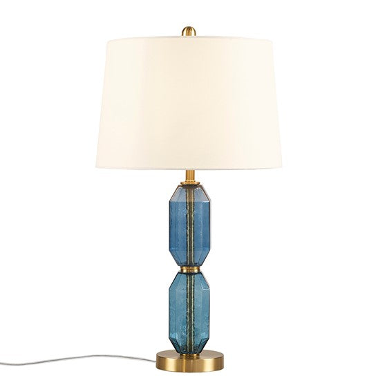 Zirconia Faceted Glass Table Lamp