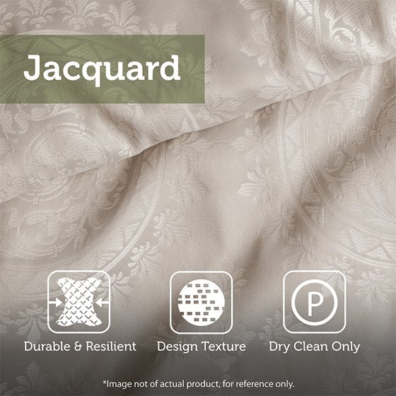 Grace Geometric Oversized Jacquard Comforter Set