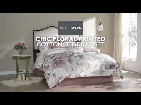 Cassandra 8 Piece Cotton Printed Comforter Set